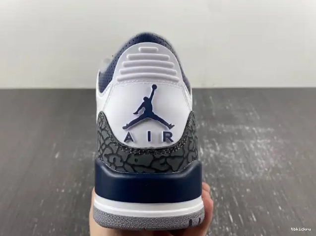 Reps TBK Navy Jordan Air 3 CT8532-140 Midnight 0522